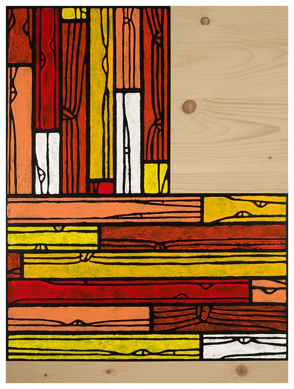 605x800 Richard Woods - Big L Painting