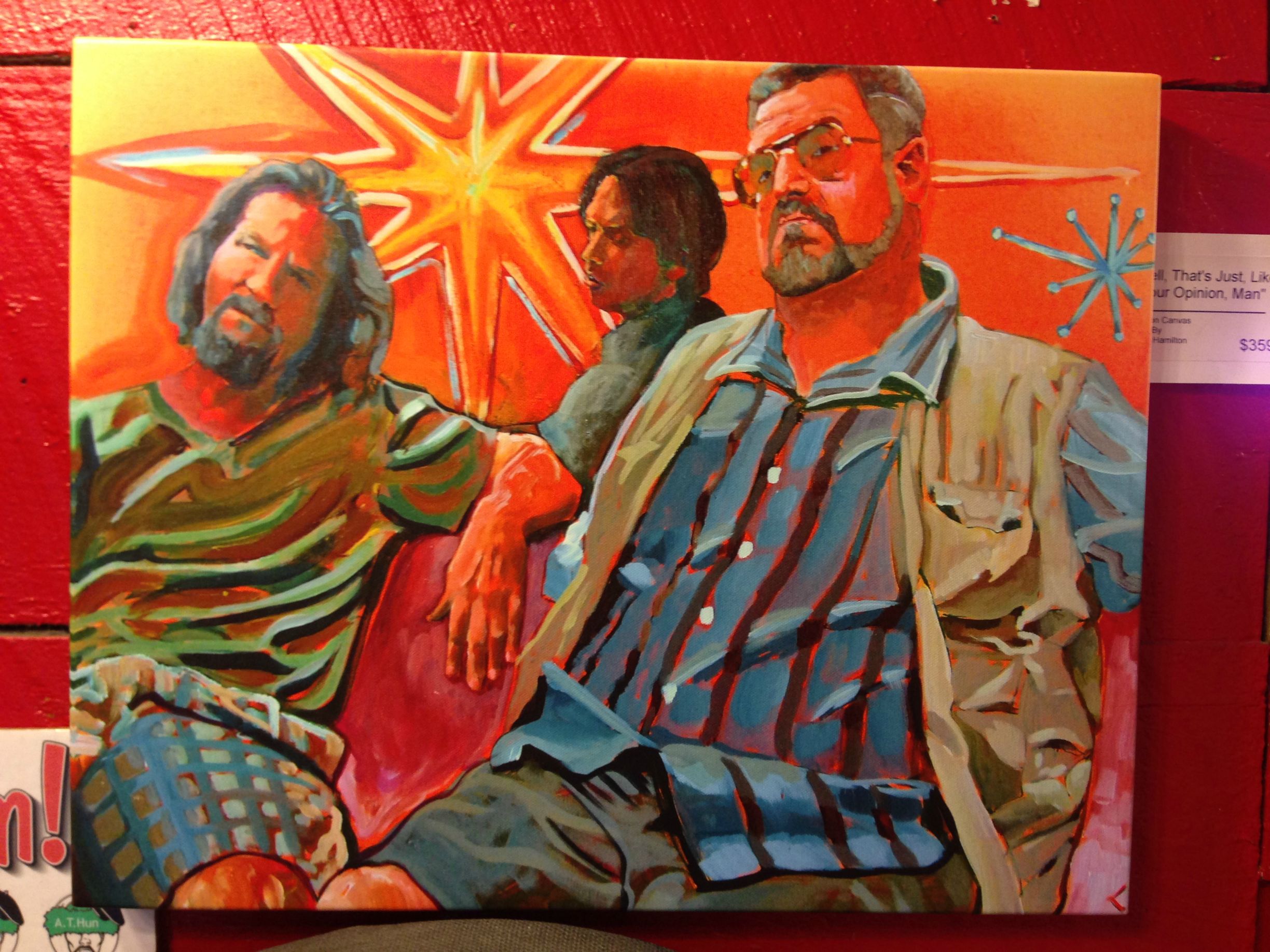 2448x1836 The Big Lebowski Original Art - Big Lebowski Painting