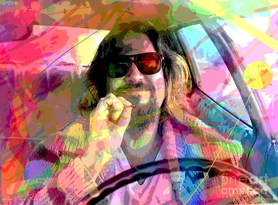 900x664 The Big Lebowski Painting By David Lloyd Glover A Pot Signs - Big Lebowski Painting