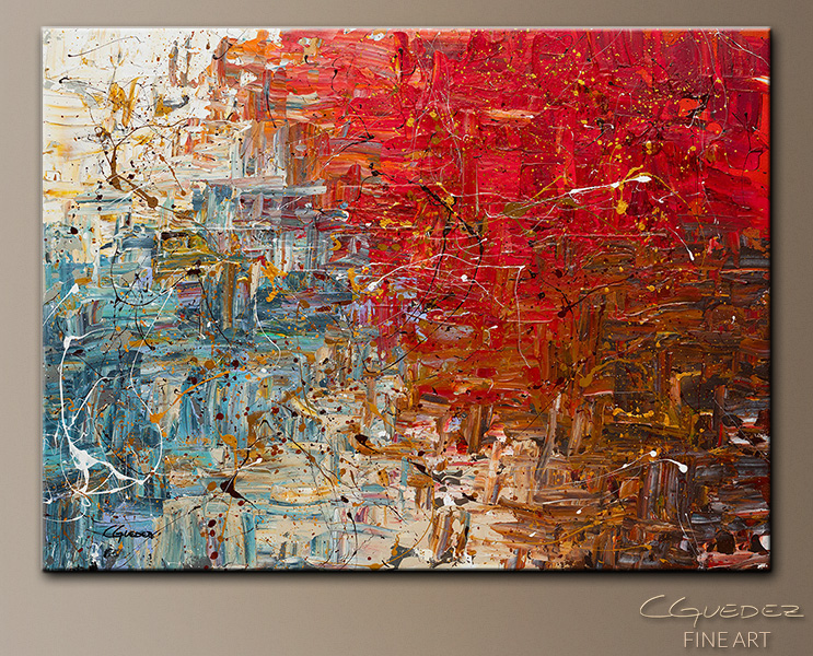743x600 Large Abstract Art For Sale Big Bang - Big Painting