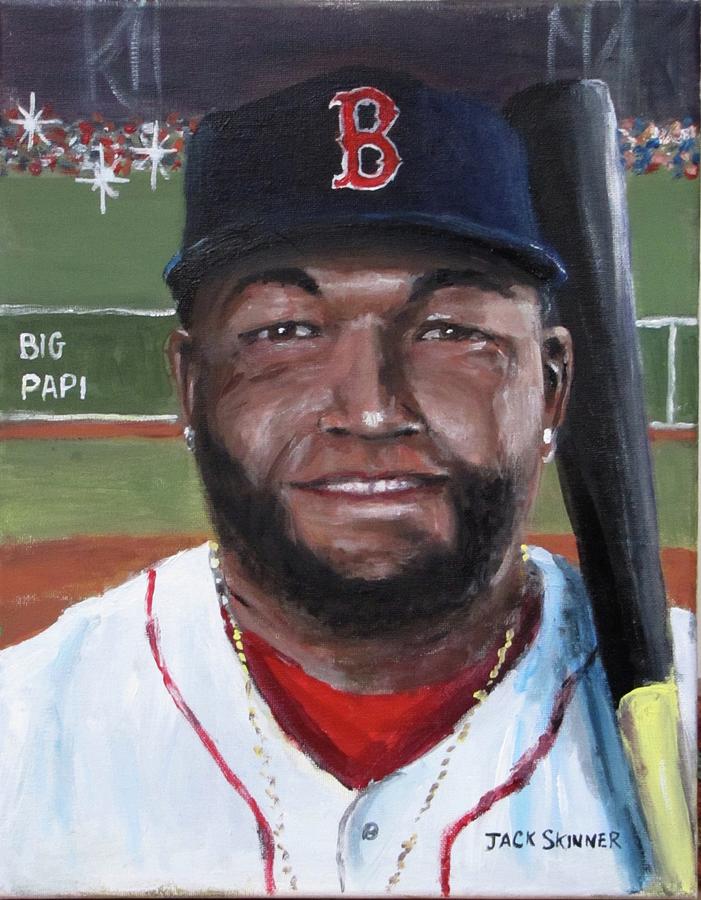 701x900 Big Papi Painting By Jack Skinner - Big Papi Painting