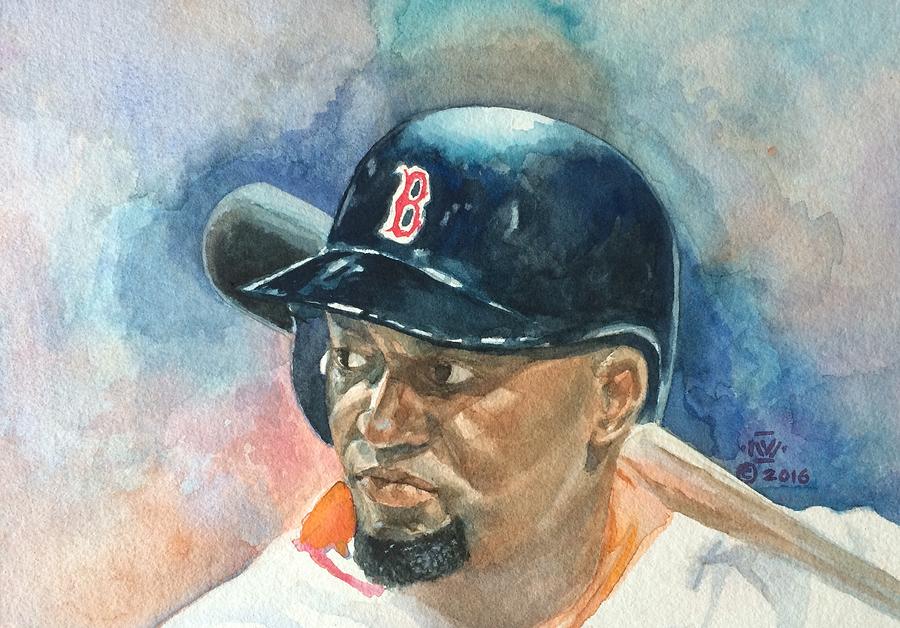 900x628 Big Papi Painting By Nigel Wynter - Big Papi Painting