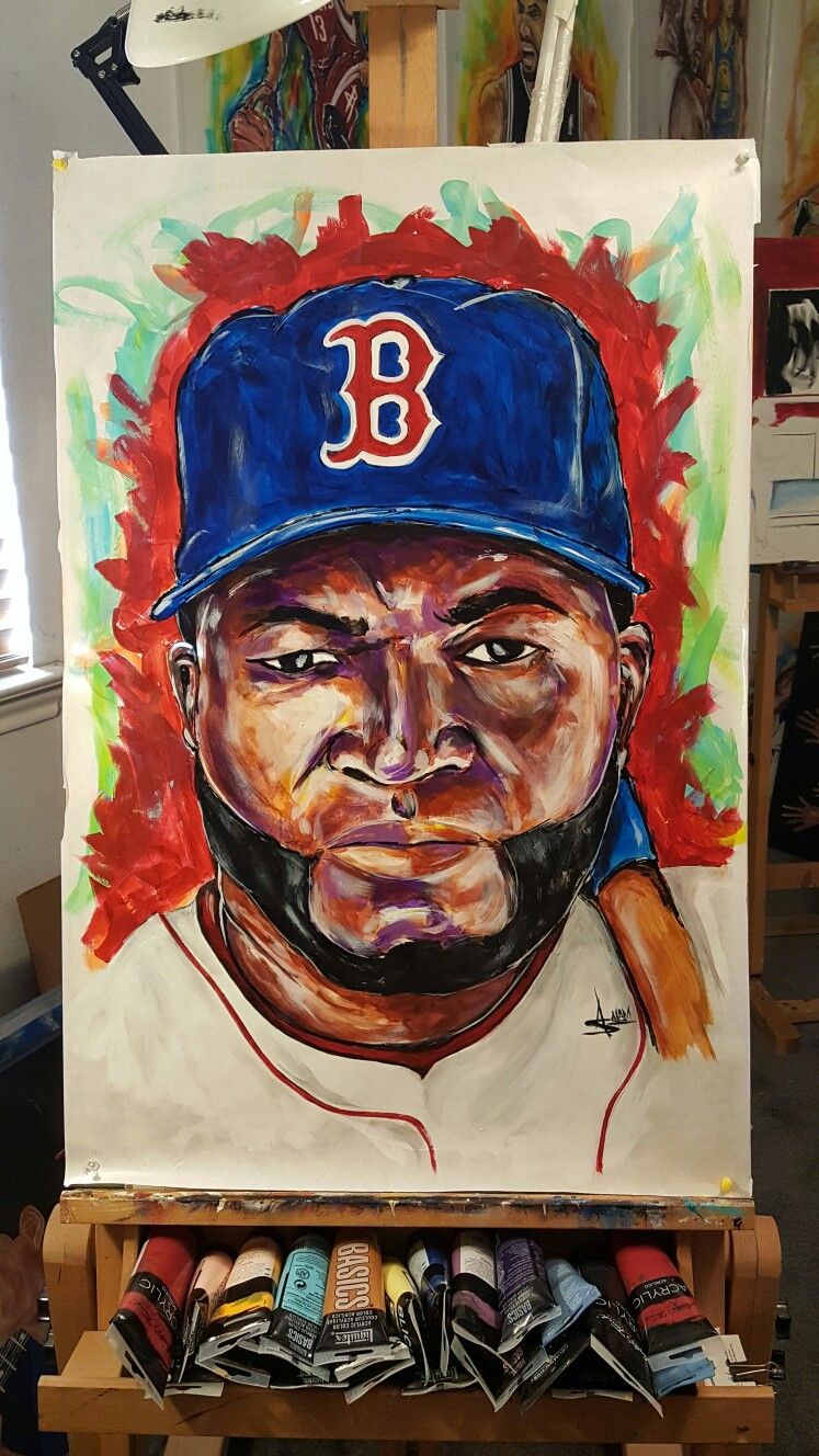 747x1328 Big Papi, The True Hall Of Famer Ahmed Salam - Big Papi Painting