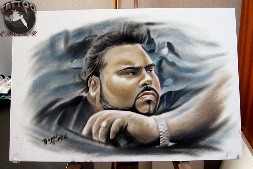 850x566 Big Pun By Tattoocream19 - Big Pun Painting