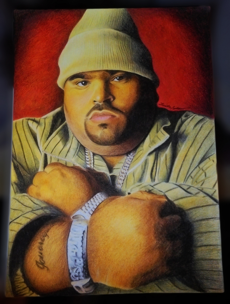 755x1000 Portrait Of Big Punisher By Jeanettepl On Stars Portraits - Big Pun Painting
