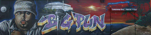 530x125 Video The Story Behind The Big Pun Tribute Mural - Big Pun Painting