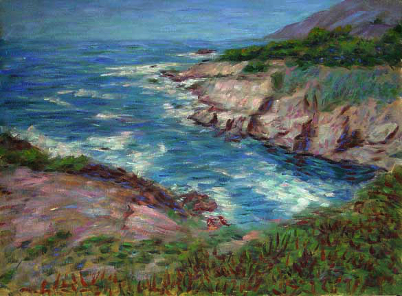 585x432 Carmel Coast Big Sur Paintings And Prints By Paulb - Big Sur Painting