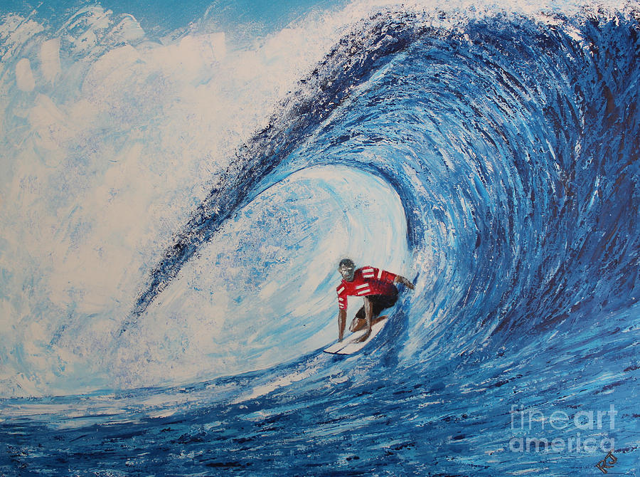 Шапка гребня волны. Серфинг живопись. Живопись на гребне волны. Серфингист на волне картина. Картина красками серферы.