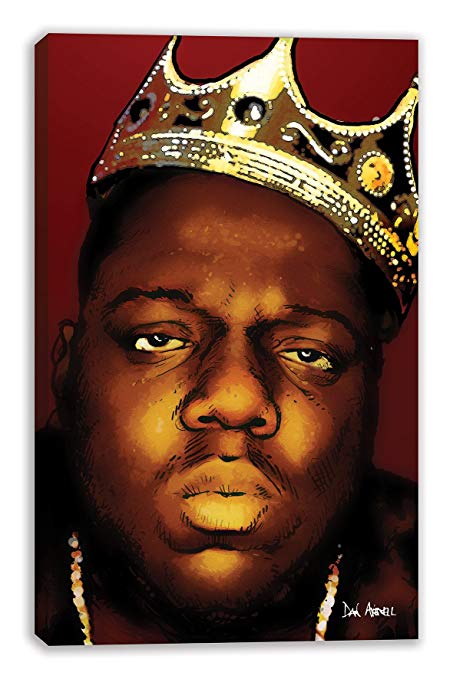 453x679 The Notorious B.i.g. Biggy Smalls Big Poppa Biggie By - Biggie Crown Painting