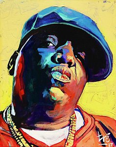 237x300 Biggie Painting By Tre Taliaferro - Biggie Painting