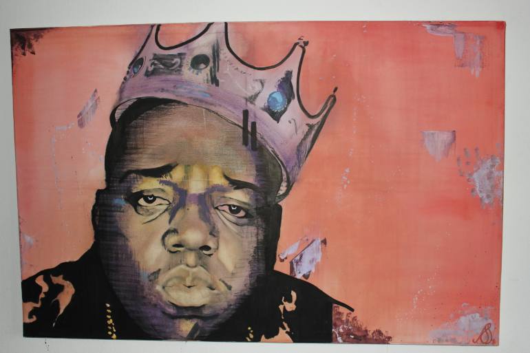 770x513 Saatchi Art Biggie Painting By Bo Bosk - Biggie Painting