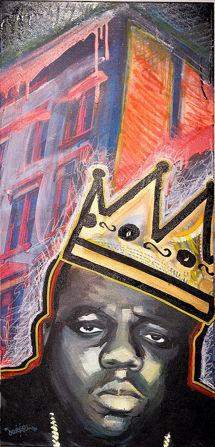 433x900 Biggie Painting By Erica Falke - Biggie Painting