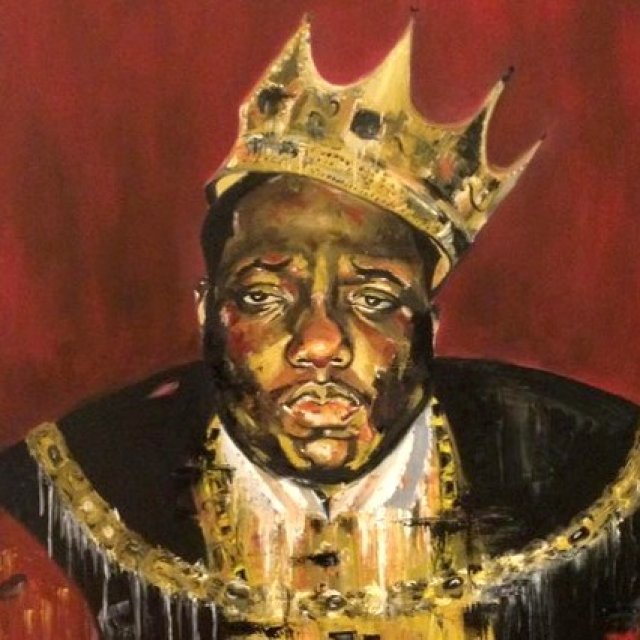 640x640 Dj Matman - Biggie Painting Crown