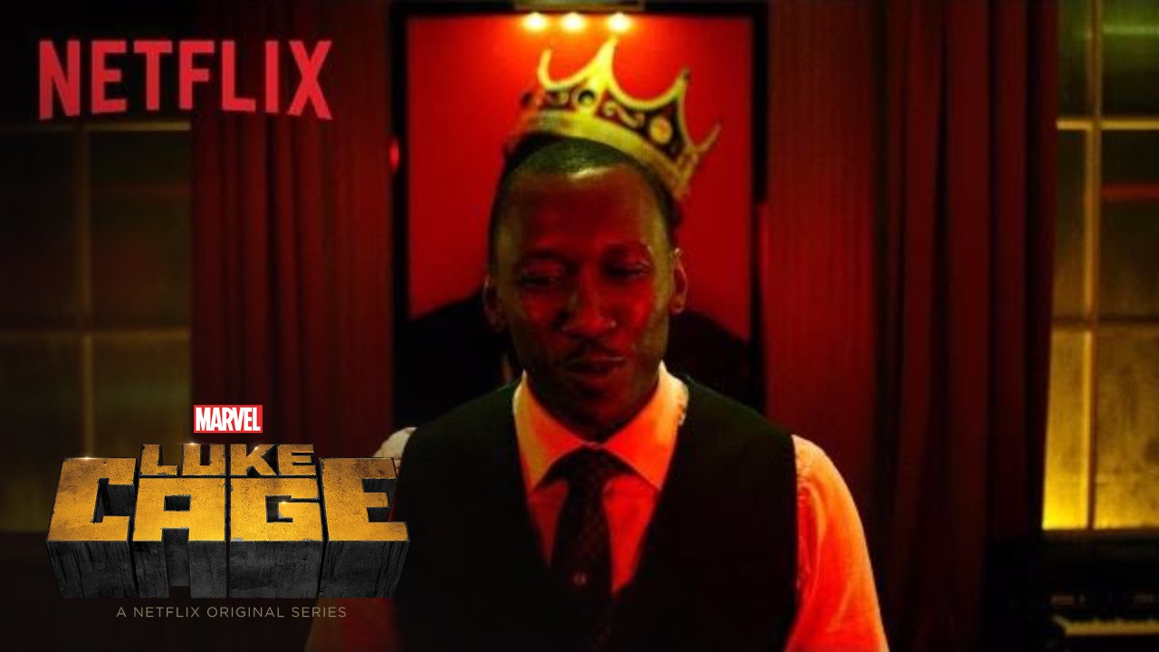1280x720 Marvel's Luke Cage Clip Be King [Hd] Netflix - Biggie Painting Crown