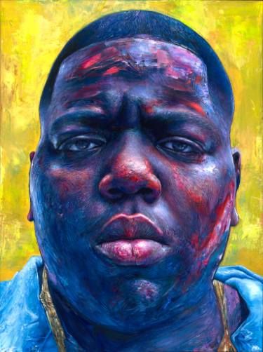 375x502 Biggie Smalls Crown Painting 75584 Applestory - Biggie Painting Crown