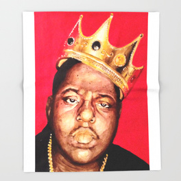 264x264 Biggie Smalls Shower Curtain By Daniellemariah Society6 - Biggie Painting Crown
