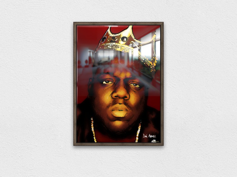 800x600 Biggie Smalls Aka Notorious B.i.g - Biggie Painting Crown