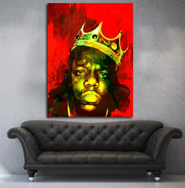 Biggie Smalls Canvas Painting at PaintingValley.com | Explore ...