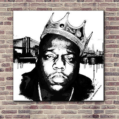 400x400 The Notorious B.i.g. Biggie Smalls Black Amp White Modern Canvas - Biggie Smalls Canvas Painting