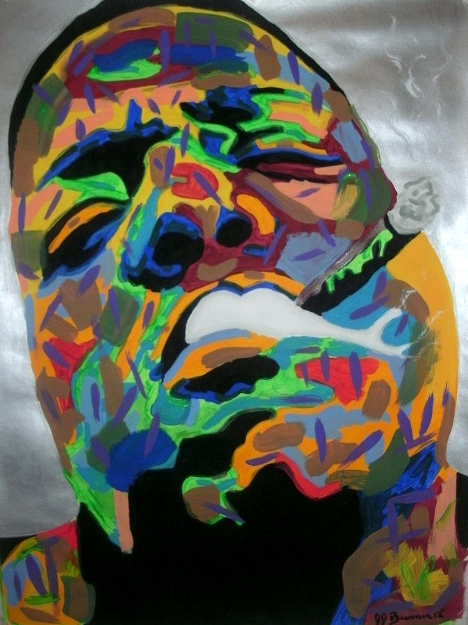674x900 The Best Art Pieces Depicting The Notorious B.i.g. Complex - Biggie Smalls Crown Painting