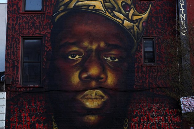630x420 The Source Caught Up With The Notorious B.i.g's Son Amp Daughter - Biggie Smalls Crown Painting