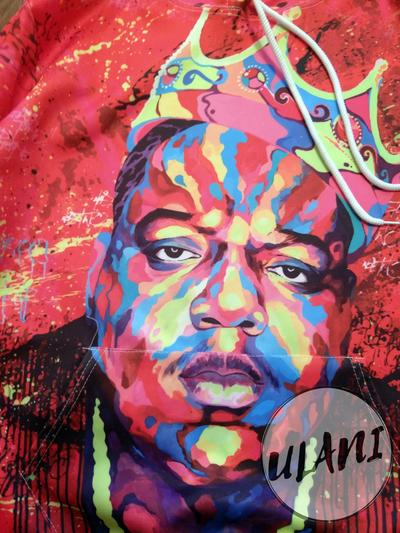 400x533 Biggie Smalls Notorious B.i.g. 3d Print Red Hoodie - Biggie Smalls Painting