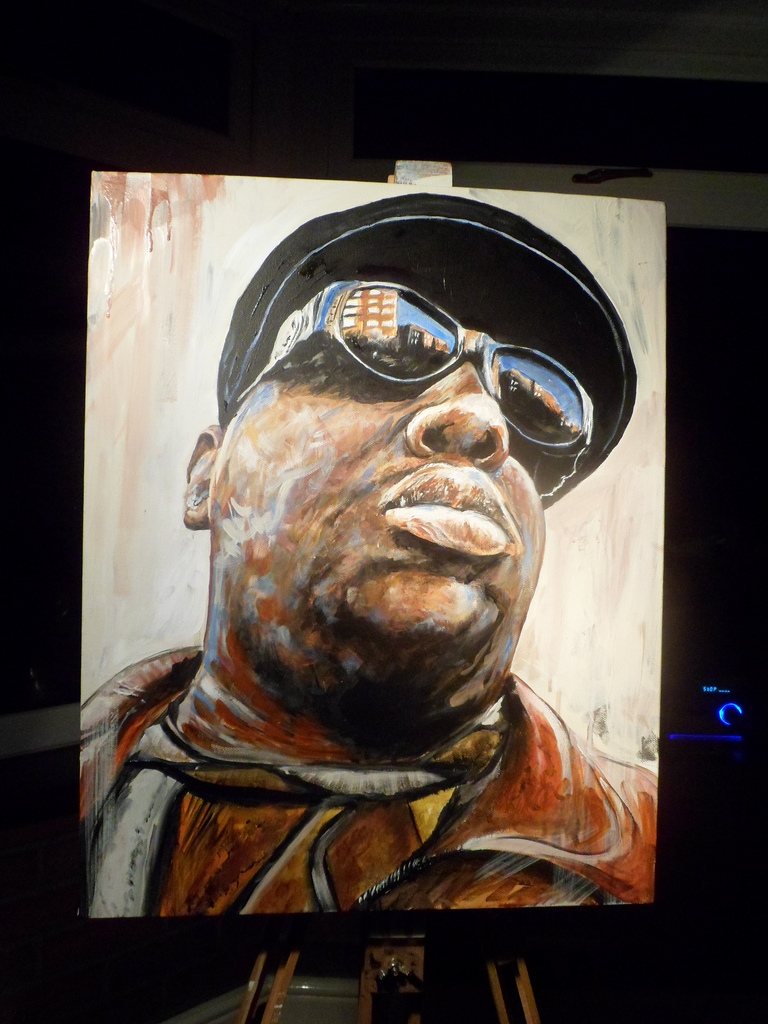 768x1024 Biggie Smalls Painting - Biggie Smalls Painting