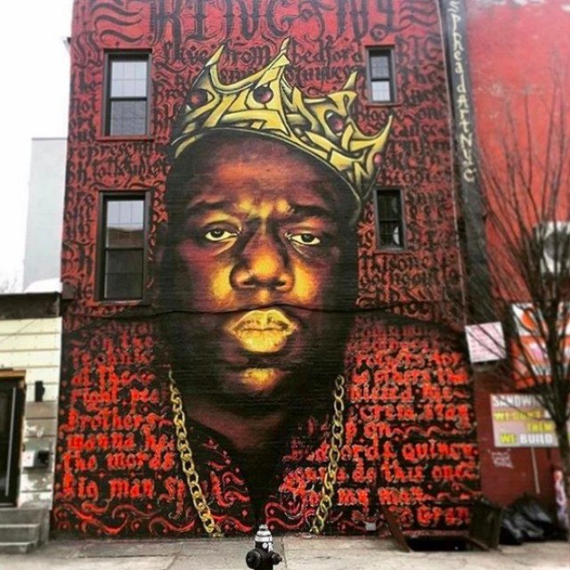 640x640 Biggie Smalls Mural To Remain In Brooklyn - Biggie Smalls Painting