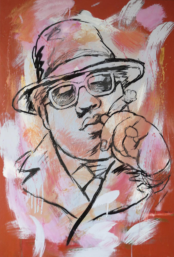 611x900 Biggie Smalls Art Painting Poster Painting By Kim Wang - Biggie Smalls Painting