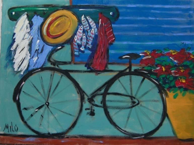 770x575 Petersen Painting Art Artist Painting Bike Art Petersen Painting - Bike Painting Art