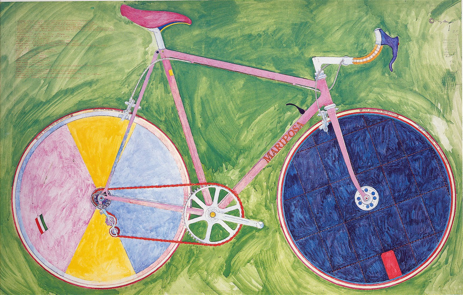 1600x1018 The Retrogrouch Greg Curnoe - Bike Painting Art