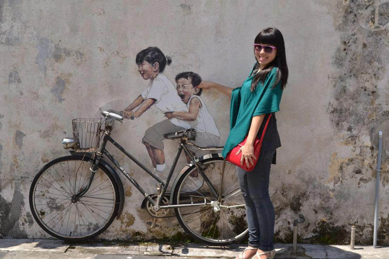 800x533 This Interactive Street Art In Malaysia Is Brilliant - Bike Painting Art