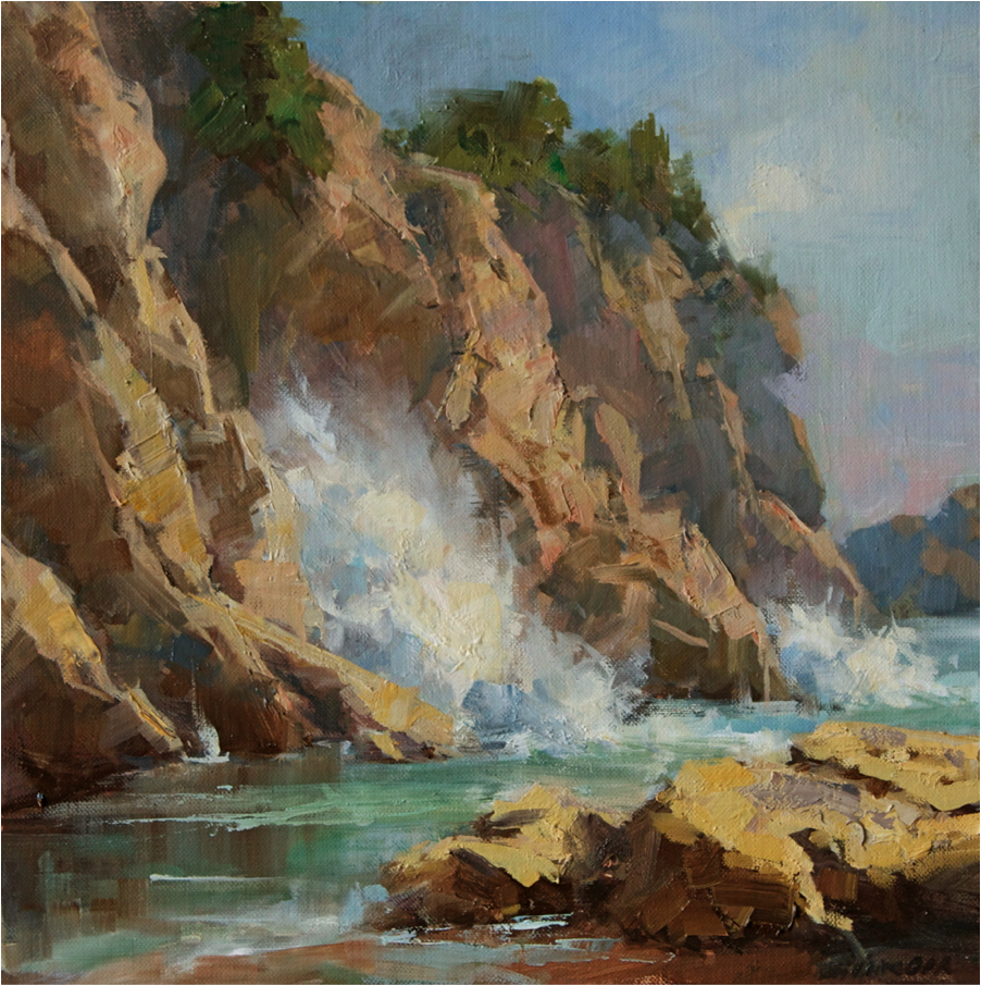 902x906 Bill Davidson Opa, Author - Bill Brown Painting