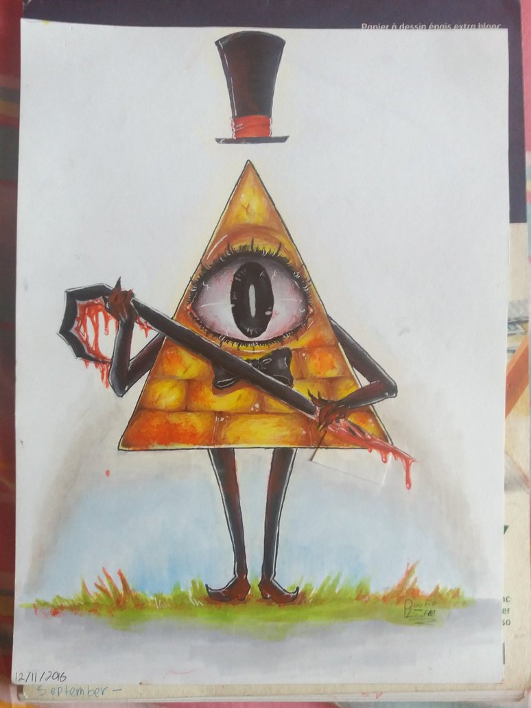 774x1032 Bill Cipher By Poofieloofie - Bill Cipher Painting