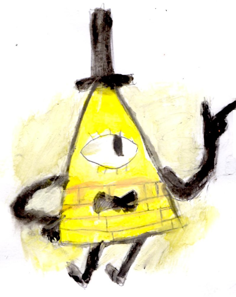 798x1002 Bill Cipher Painting By Fran48 - Bill Cipher Painting