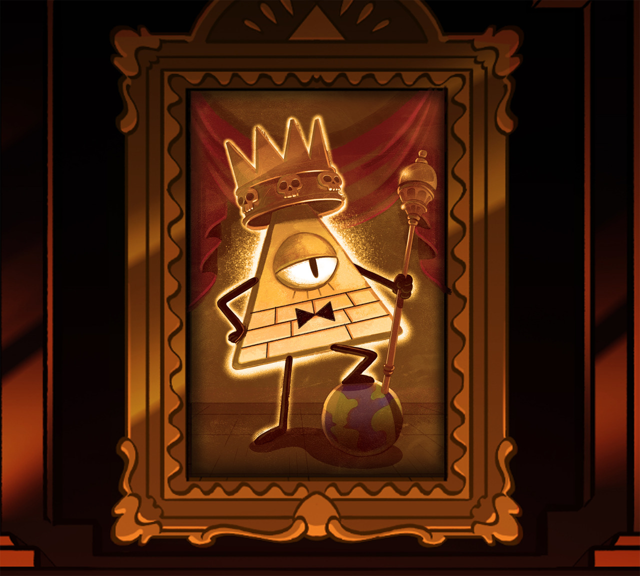 1280x1151 Bill Cipher Gravity Falls Know Your Meme - Bill Cipher Painting