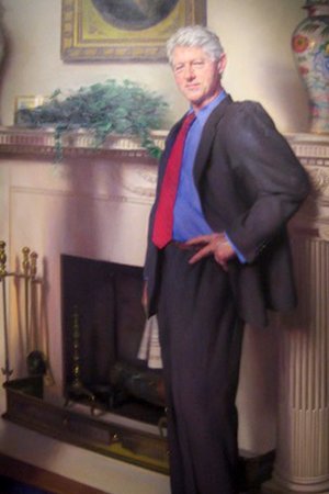 300x450 Bill Clinton Portrait Currently In Storage, Where It Will Remain - Bill Clinton Painting