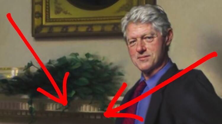 750x420 The Man Who Painted Bill Clinton's Portrait Gets The Last Laugh - Bill Clinton Painting