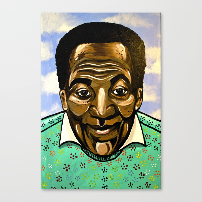 700x700 Bill Cosby Canvas Print By Portraitsontheperiphery Society6 - Bill Cosby Painting