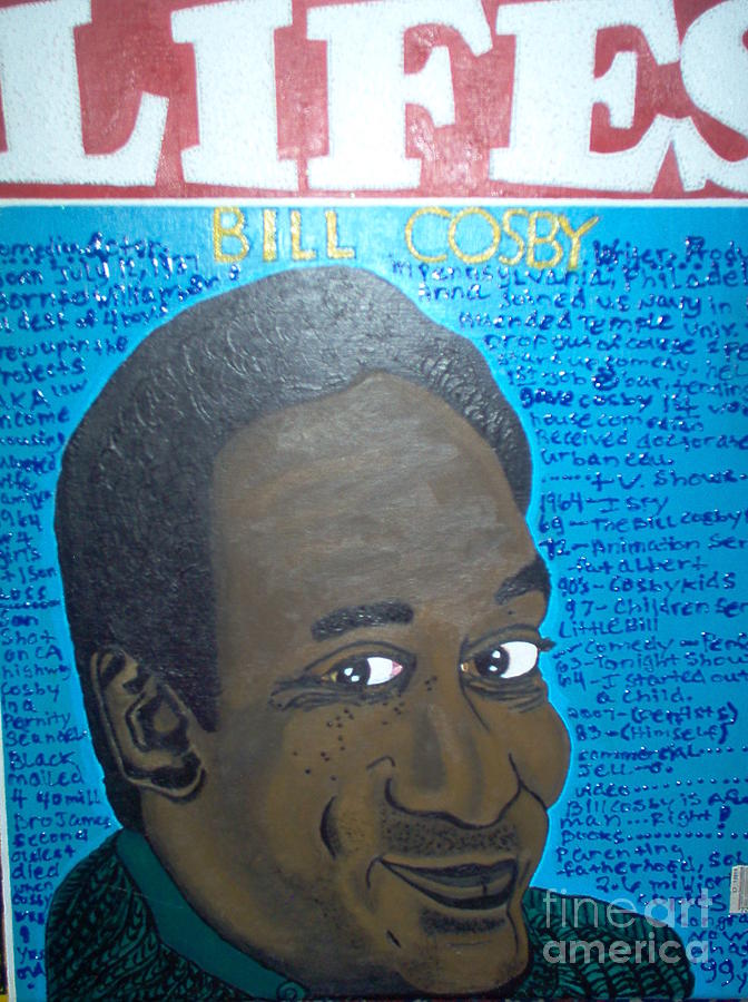 672x900 Lifes Bill Cosby Painting By Lisa - Bill Cosby Painting