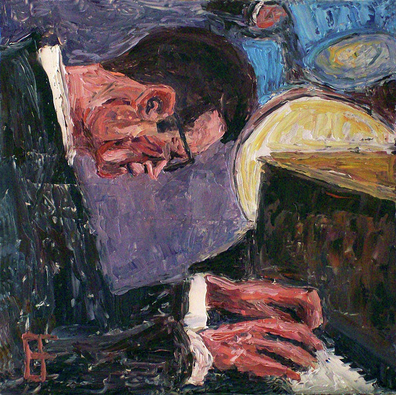 800x798 Bill Evans Painting By Allen Forrest - Bill Evans Painting
