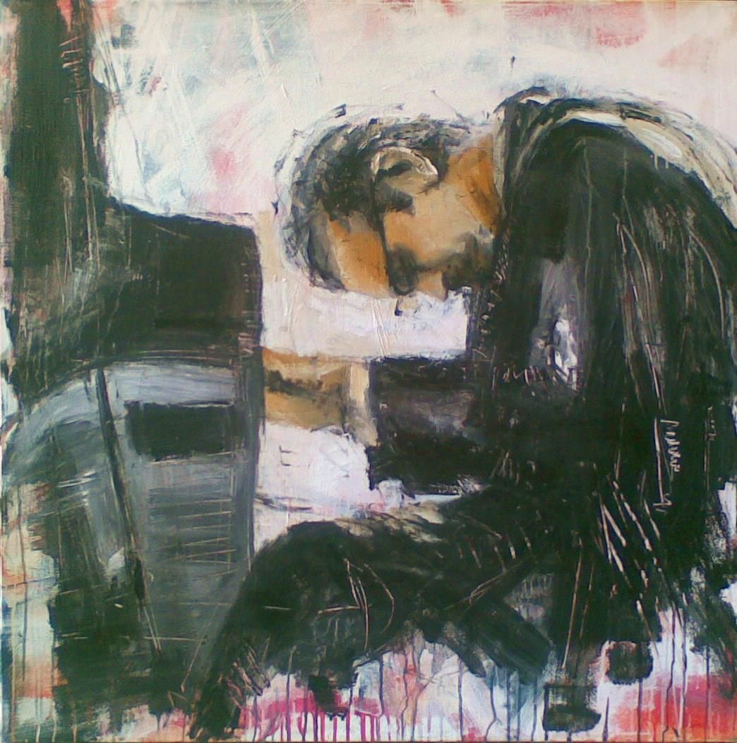 1044x1052 Bill Evans By Mauro Modin Paintings Of Musicians - Bill Evans Painting