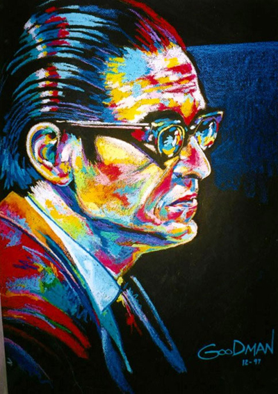 400x567 Portrait Of Bill Evans Painted By Mark Goodman - Bill Evans Painting