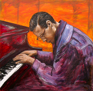 320x314 Submerged Bill Evans By Iris Lavy - Bill Evans Painting