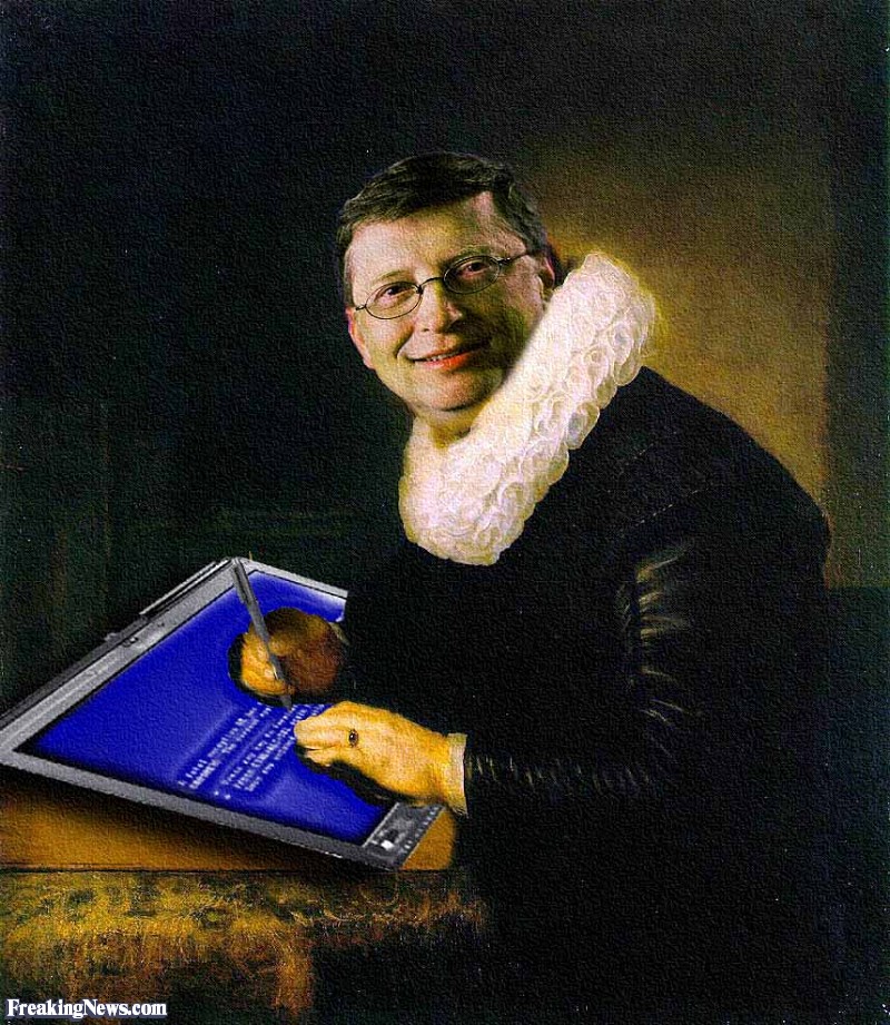 800x921 Bill Gates Painting Pictures - Bill Gates Painting