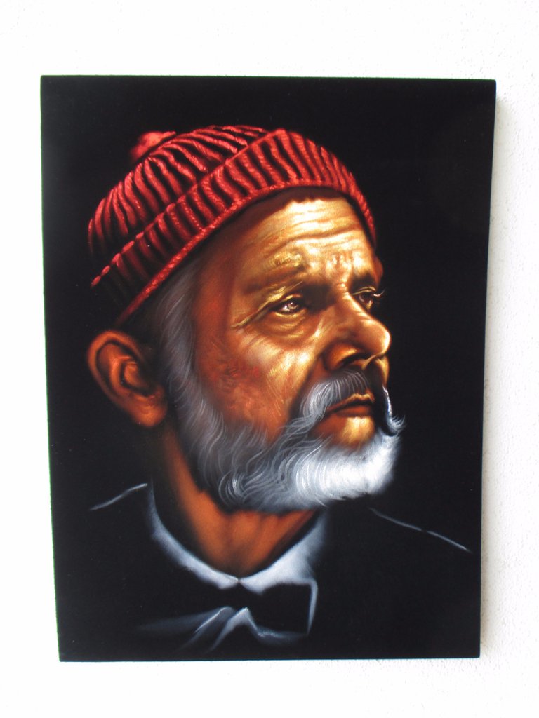 768x1024 Bill Murray Portrait, The Life Aquatic With Steve Zissou, Oil - Bill Murray Oil Painting