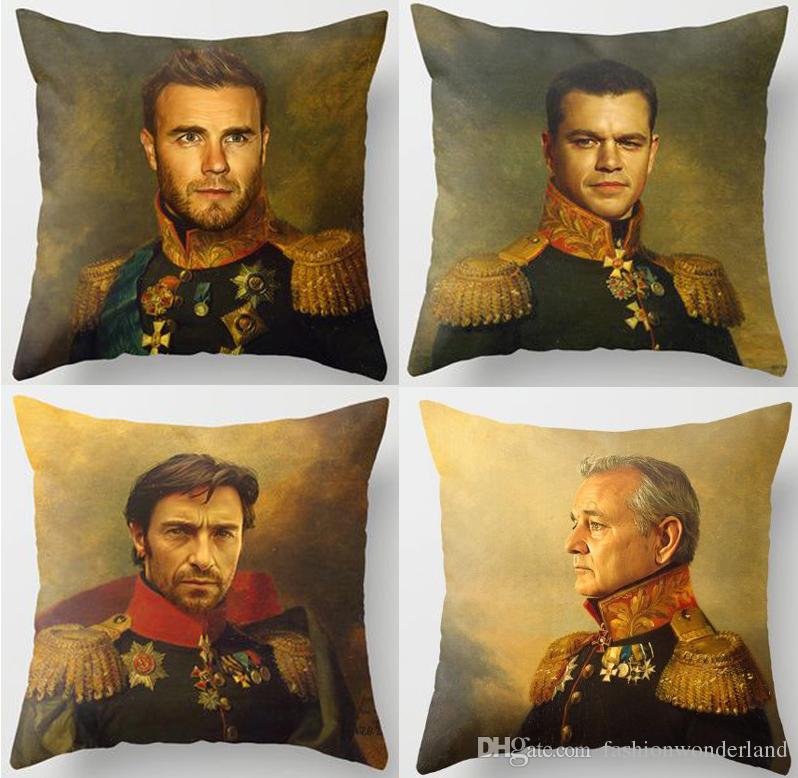 798x778 36 Styles Bruce Lee Bill Murray Leonardo Dicaprio Cushion Cover - Bill Murray Oil Painting