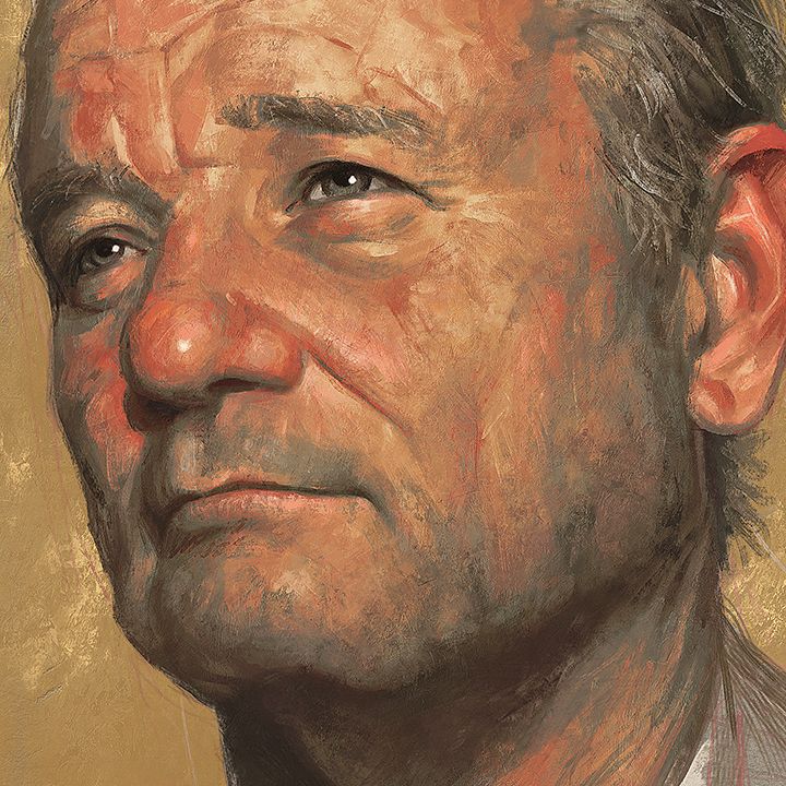 720x720 Bill Murray - Bill Murray Painting