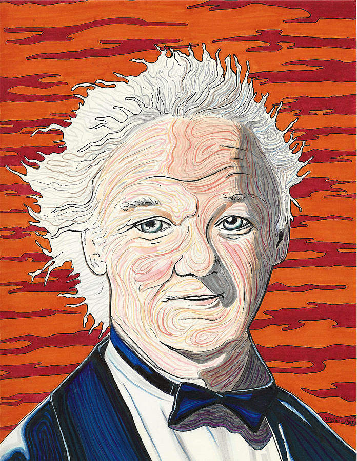 696x900 Bill Murray Painting By Jessica Warren - Bill Murray Painting