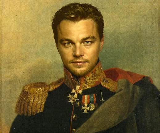 518x432 Dapper Celebrity Soldier Prints - Bill Murray Painting General